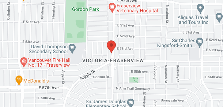 map of 402 6963 VICTORIA DRIVE